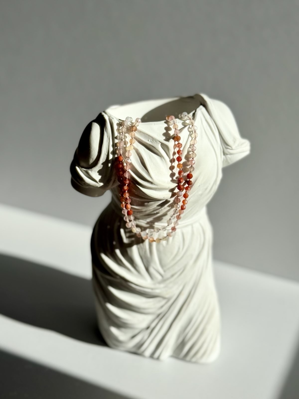 Carnelian & Quartz Necklace