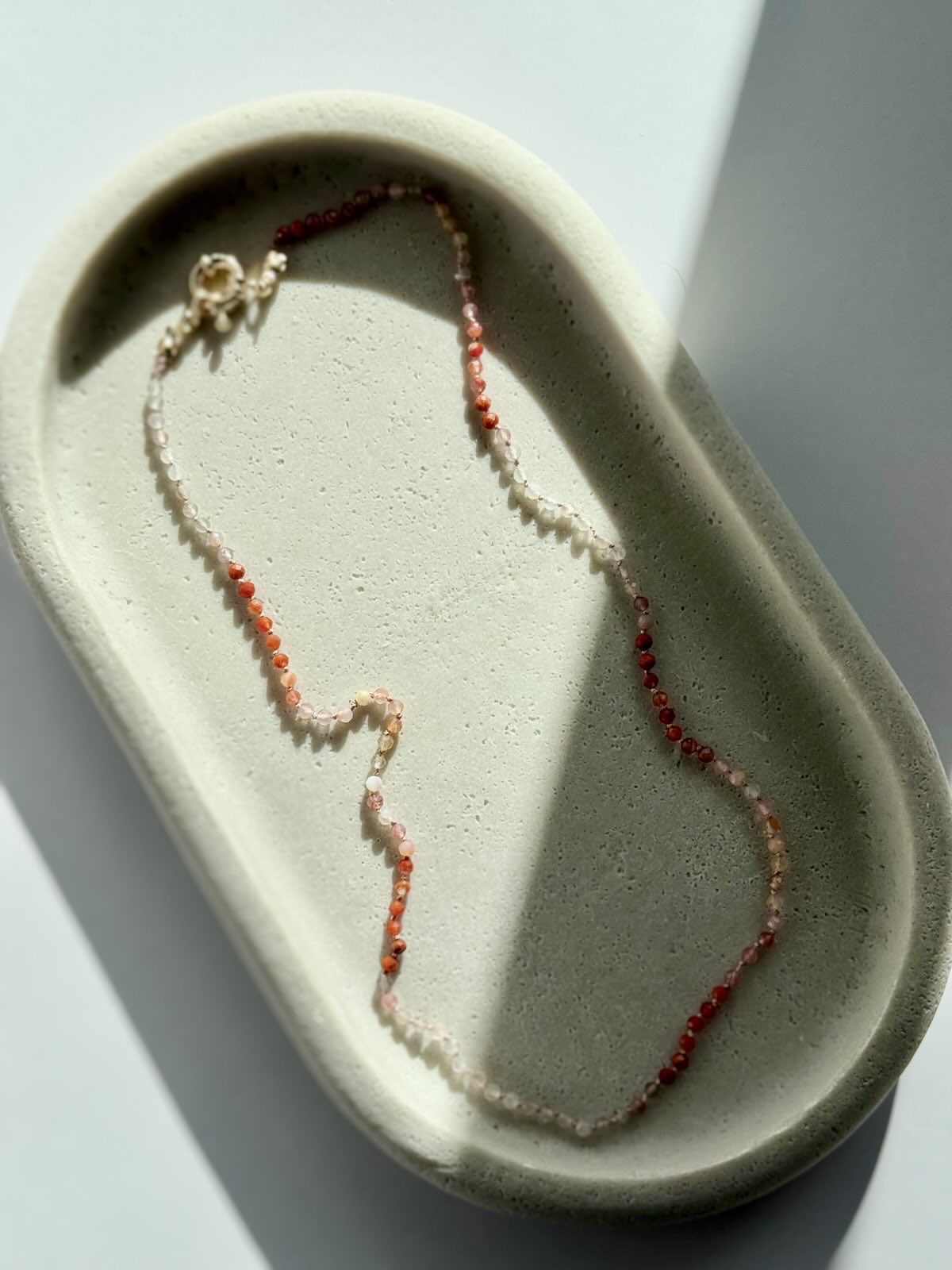 Carnelian & Quartz Necklace