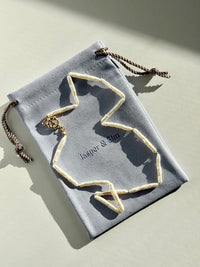 Stick Pearl Knotted Necklace | The Art Museum Collection