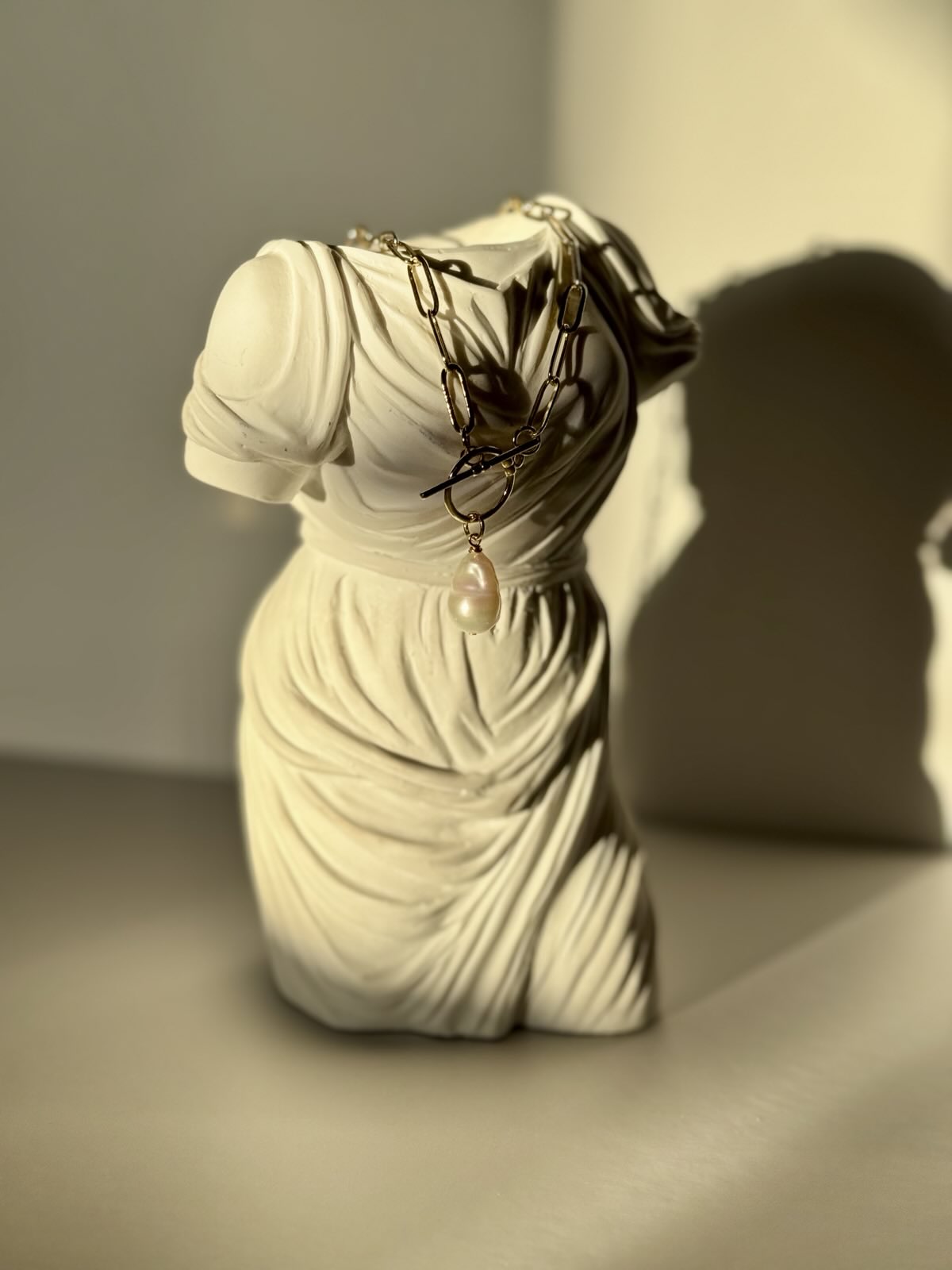 Freshwater Pearl Toggle Necklace