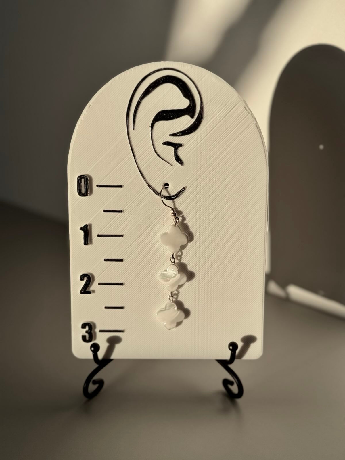 Mother of Pearl Quatrefoil Earrings - Limited Edition