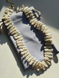 Freshwater Pearl Gold-Filled Silk Knotted Necklace | Bridgerton-Inspired Necklace