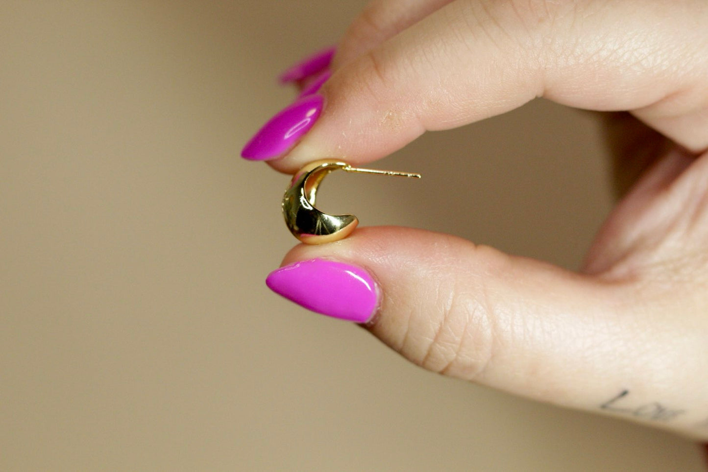 Evening Star Hoop Earrings