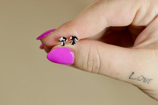 Mushroom Gold-Filled Studs