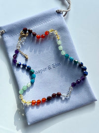 Forbidden Candy Necklace | Chakra Silk Knotted Necklace