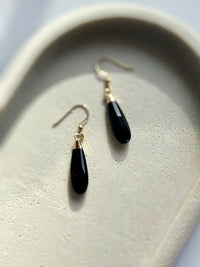 Onyx Drop Earrings