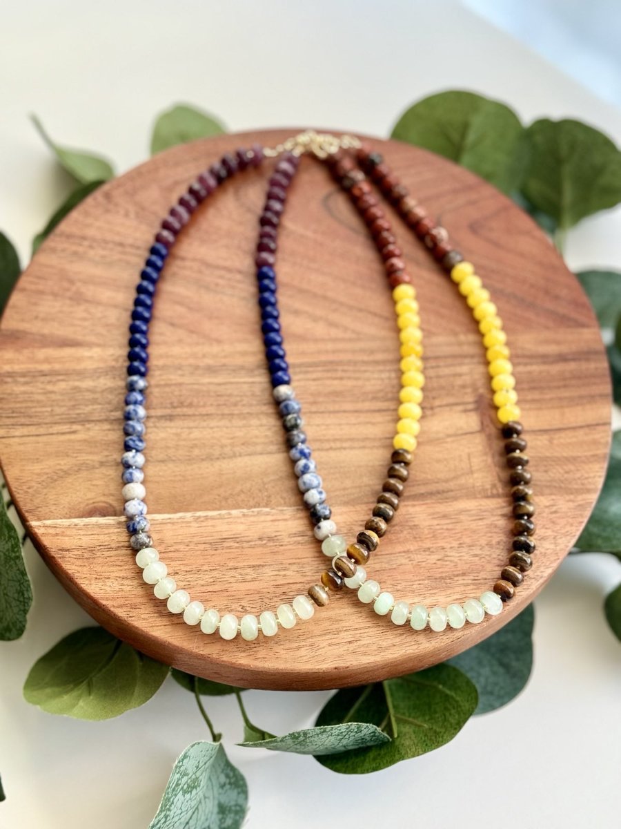 Chakra Gemstone Gold-Filled Necklace