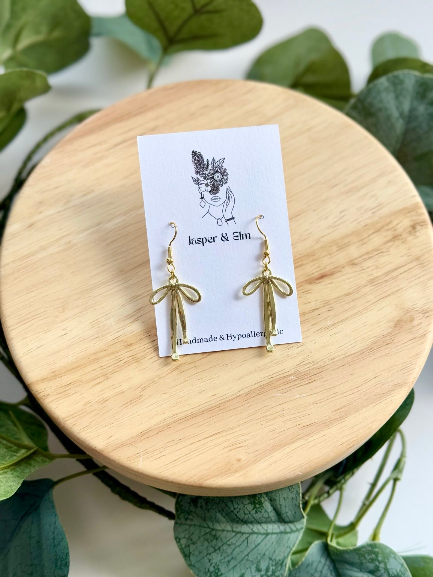 Dainty Bow Earrings