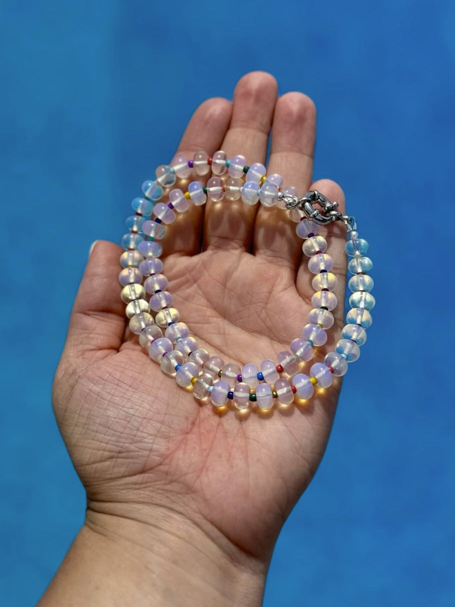 Forbidden Candy | Opalite & Rainbow Beads