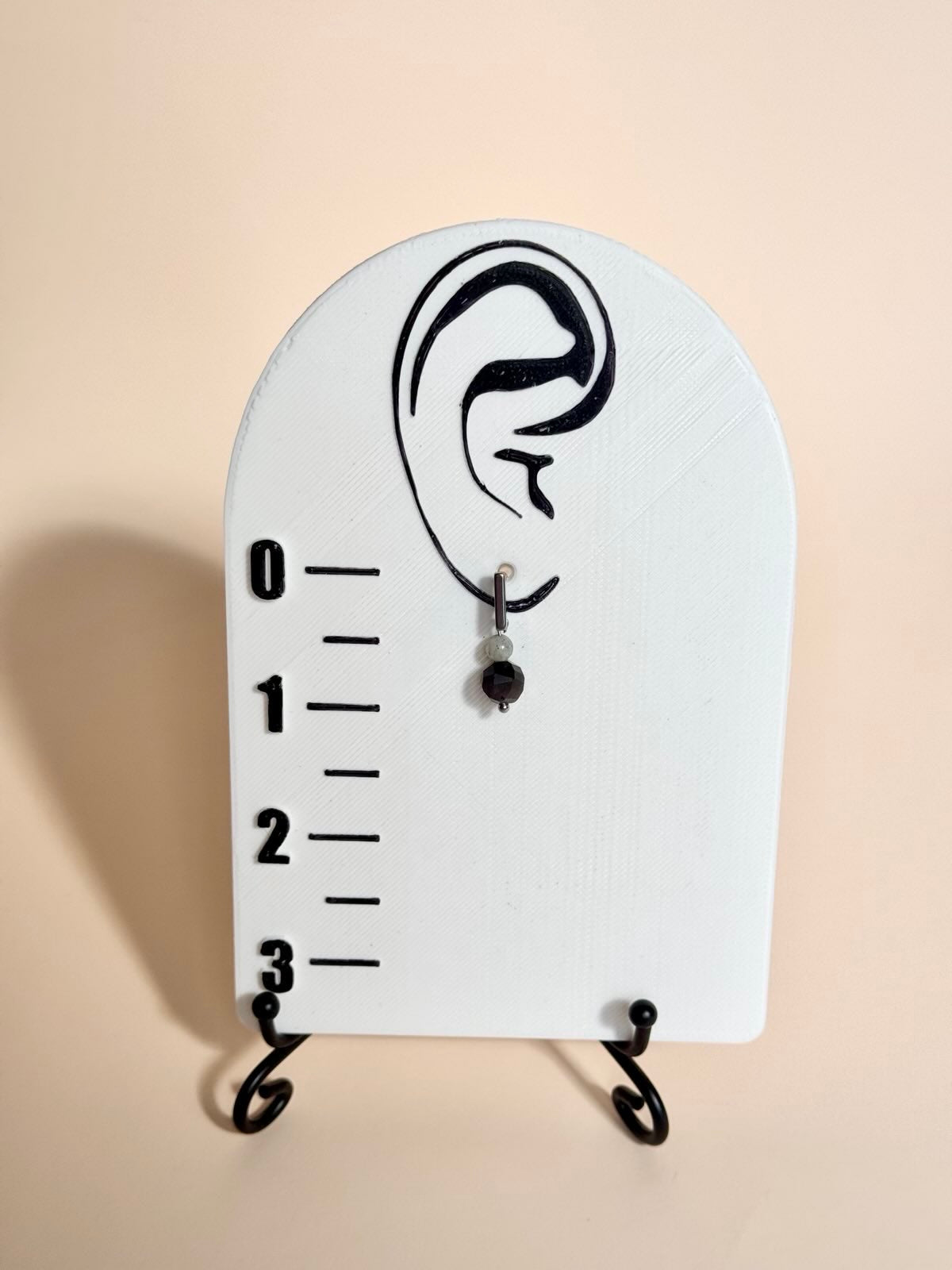 Silver Obsidian & Labradorite Drop Earrings | The Art Museum Collection