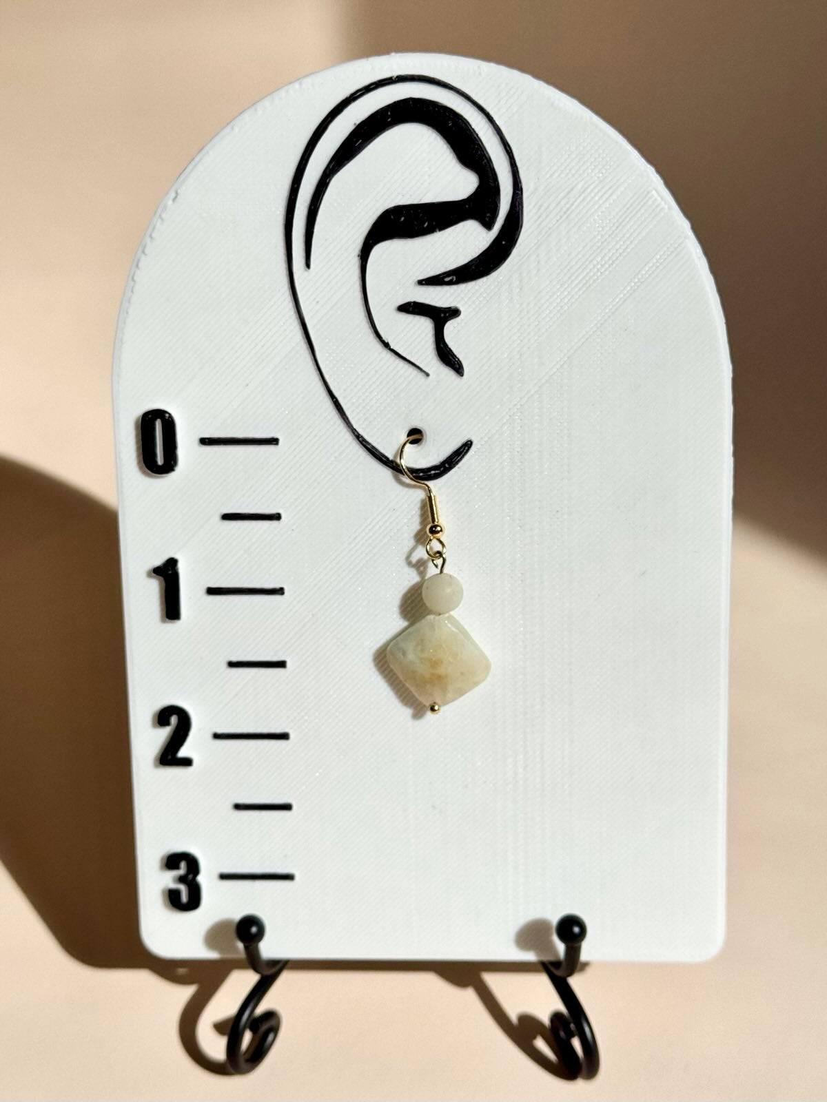 Amazonite Diamond Drops