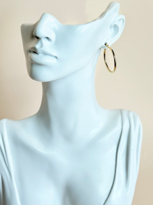 Statement Gold Hoops