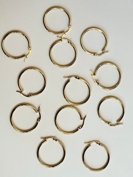 Statement Gold Hoops