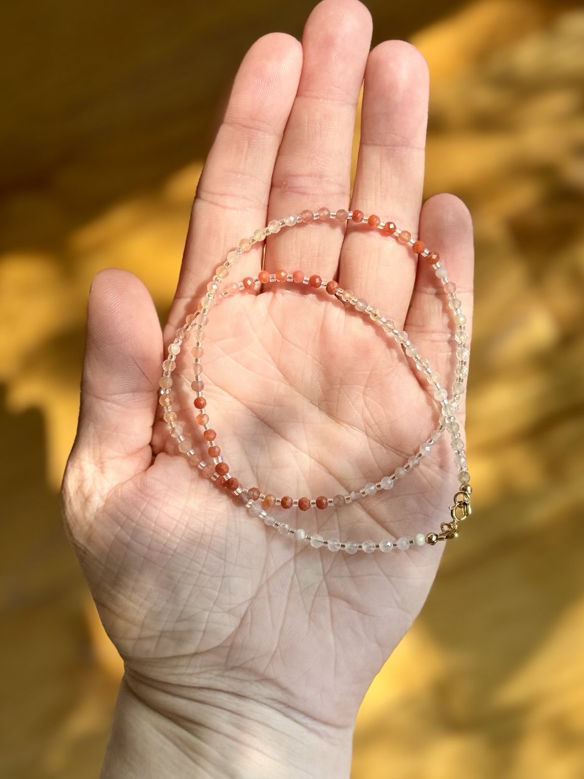 Dainty Gemstone Gold-Filled Choker Necklace - Multiple Options!